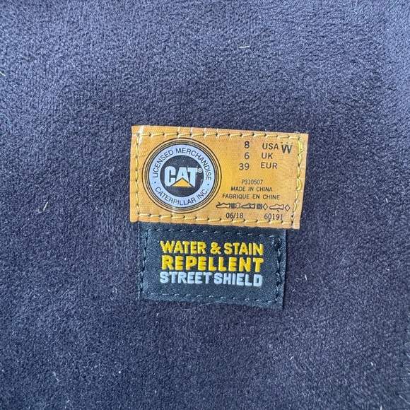 CAT by Caterpillar Sabrina Wool & Leather Tall Zip Up Riding Boots Size 8 - Picture 8 of 8